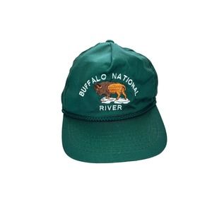 Buffalo National River Rope Hat - Green One Size